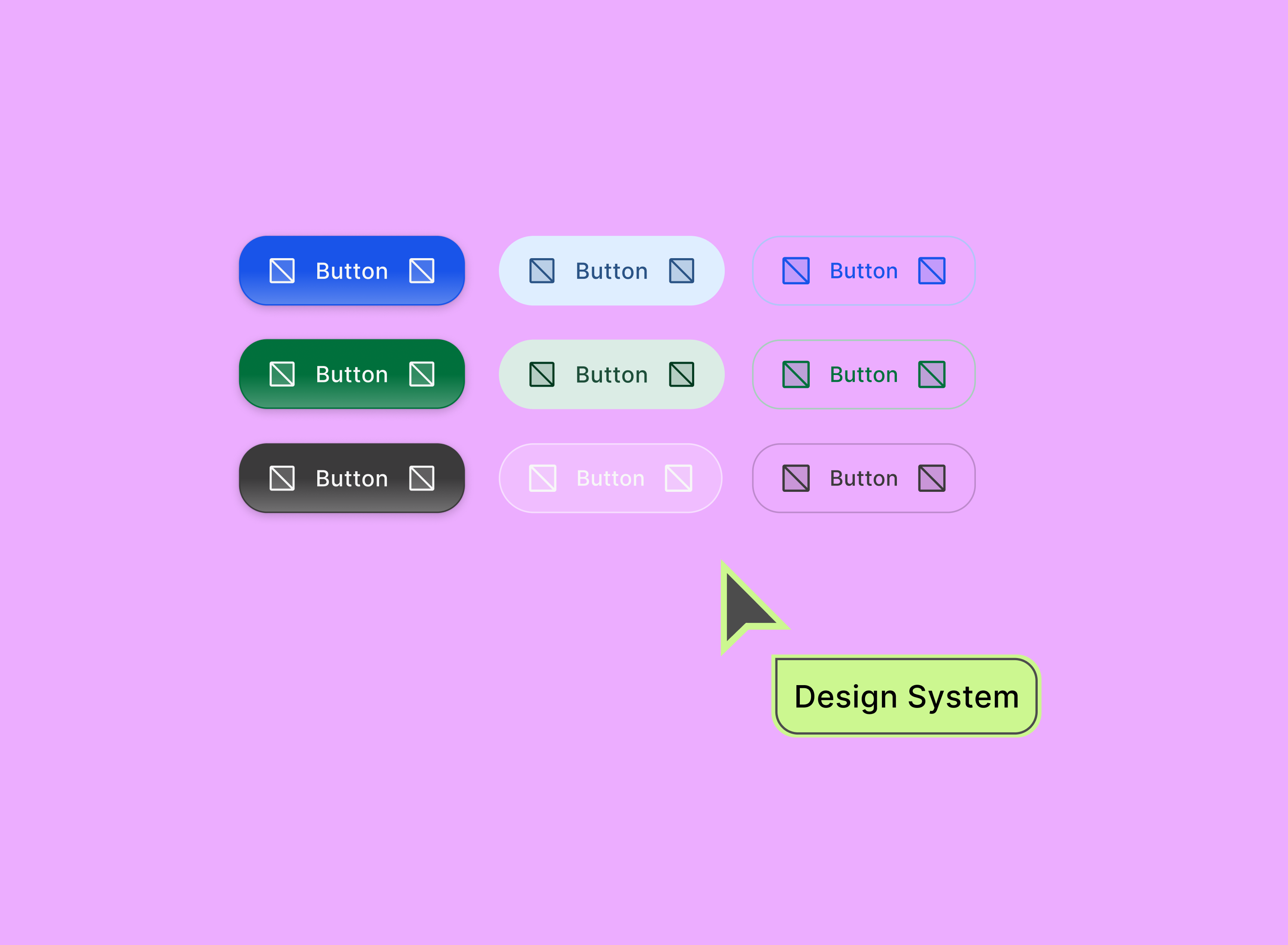 Hero image of design system components